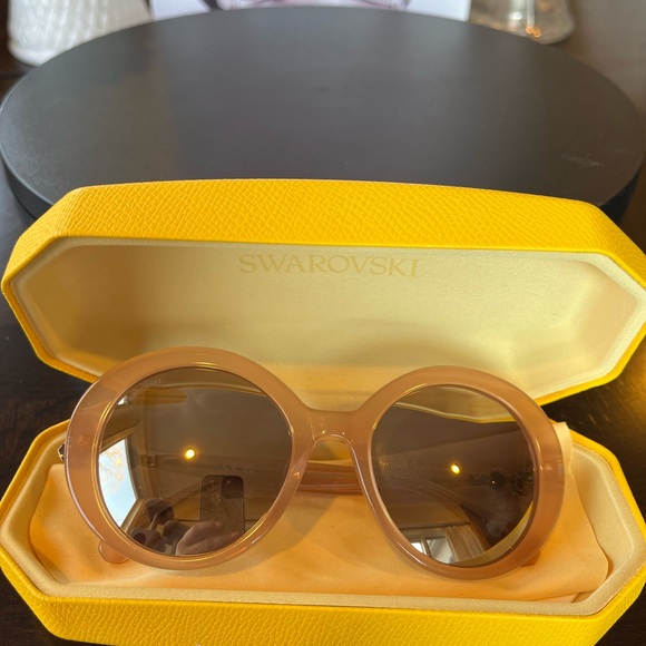 Swarovski Accessories - Swarovski Tan Sunglasses